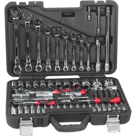 Набор инструментов Gigant Professional 1/2" и 1/4" 82 предмета GPS 82 (артикул 15934453) – фото 1