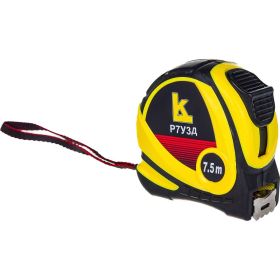 Рулетка КАЛИБРОН 7,5м Р75УЗД обрез. КЛБ /госреестр № 71665-18/ 717588 (артикул 16071424) – фото 1