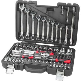 Набор инструментов Gigant Professional 1/2" и 1/4" 82 предмета GPS 82 (артикул 15934453) – фото 4