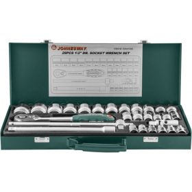 Набор торцевых головок 1/2"DR 8-34 мм Jonnesway S04H4728S (артикул 13938507) – фото 2