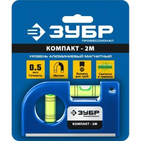 Магнитный уровень ЗУБР Компакт2-М 85 мм 34551 (артикул 20770887) – фото 4