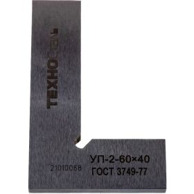 Угольник ТехноСталь УП-2- 60 60x40, ГОСТ 3749-77 F146001 (артикул 15781364) – фото 1