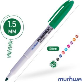 Перманентный маркер Munhwa зеленый, пулевидный, 1,5мм FPM-04 (артикул 16230739) – фото 5