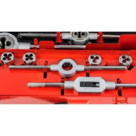 Резьбонарезной набор M3-M12 HSS метчики+плашки+воротки+сверла, 44шт RUKO 245030 (артикул 15564890) – фото 2