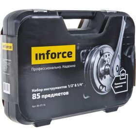 Набор инструментов Inforce 85 предметов 1/2, 1/4 Inforce 06-07-14 (артикул 15777714) – фото 4