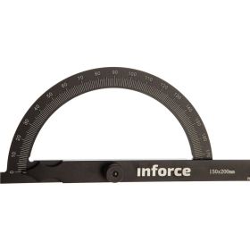 Транспортир с линейкой 200 мм Inforce 06-11-64 (артикул 16033241) – фото 7