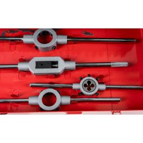 Резьбонарезной набор M3-M20 HSS метчики+плашки+воротки, 54шт RUKO 245040 (артикул 15564891) – фото 6