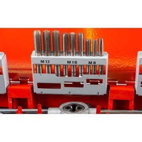 Резьбонарезной набор M3-M12 HSS метчики+плашки+воротки+сверла, 44шт RUKO 245030 (артикул 15564890) – фото 6