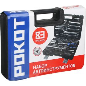 Набор автомобильных инструментов РОКОТ 83 предмета 736-123 (артикул 16479519) – фото 3