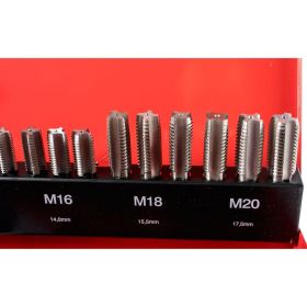 Резьбонарезной набор M3-M20 HSS метчики+плашки+воротки, 54шт RUKO 245040 (артикул 15564891) – фото 5