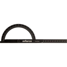 Транспортир с линейкой 200 мм Inforce 06-11-64 (артикул 16033241) – фото 5