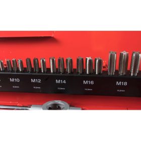 Резьбонарезной набор M3-M20 HSS метчики+плашки+воротки, 54шт RUKO 245040 (артикул 15564891) – фото 3