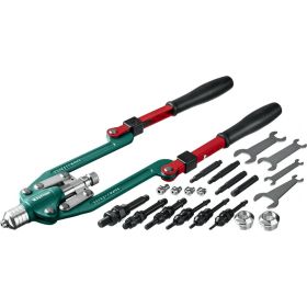 Комбинированный складной двуручный заклепочник Kraftool Combo 31182_z01 (артикул 16043683) – фото 1