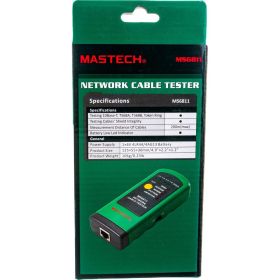 Тестер кабеля MASTECH MS6811 замыкание, обрыв, идентиф. в многож. кабелях 00-00000254 (артикул 16561772) – фото 8