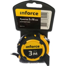 Рулетка компактная 3Х16 Inforce 06-11-72 (артикул 15958898) – фото 2