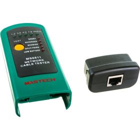 Тестер кабеля MASTECH MS6811 замыкание, обрыв, идентиф. в многож. кабелях 00-00000254 (артикул 16561772) – фото 2