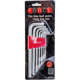 Набор средних с шаром Г-образных шестигранников 7 предметов FORCE 5072LB (артикул 15870291) – фото 1