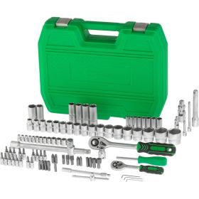Набор инструментов INTERTOOL 1/2" & 1/4" 94ед, Cr-V ET-6094SP (артикул 16831747) – фото 10