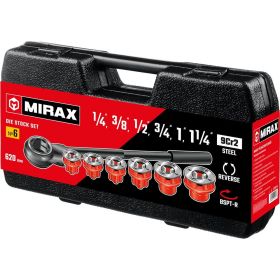Набор клуппов с трещоткой MIRAX №6 28240-H6 (артикул 16552083) – фото 2