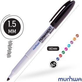 Перманентный маркер Munhwa черный, пулевидный, 1,5мм FPM-01 (артикул 16230723) – фото 4