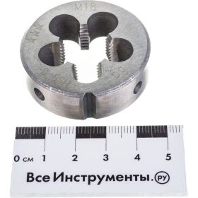 Плашка PROJAHN M18x1,5, HSS-G, DIN EN 22568, 6g, 45x14 мм 9851815 (артикул 16390077) – фото 3