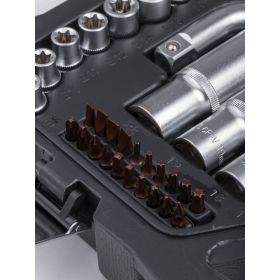 Набор инструмента AV STEEL 144 предмета 1/4"",3/8"",1/2"" профессиональный AV-011144 (артикул 17441532) – фото 7