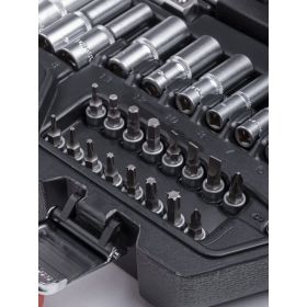 Набор инструмента AV STEEL 144 предмета 1/4"",3/8"",1/2"" профессиональный AV-011144 (артикул 17441532) – фото 6