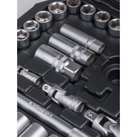 Набор инструмента AV STEEL 144 предмета 1/4"",3/8"",1/2"" профессиональный AV-011144 (артикул 17441532) – фото 5
