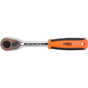 Трещоточный ключ NEO Tools 1/4 155 мм 08-523 (артикул 19184394) – фото 1