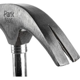 Молоток с гвоздодером Park 560 гр HAM56CL металлическая обрезиненная рукоятка 354110 (артикул 16326073) – фото 3