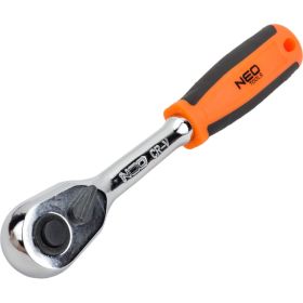 Трещоточный ключ NEO Tools 1/4 155 мм 08-523 (артикул 19184394) – фото 5