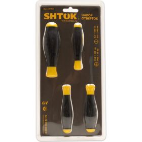 Набор отверток SHTOK 4 шт. блистер 09901 (артикул 15520350) – фото 4
