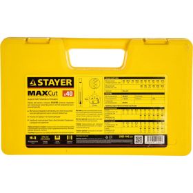 Набор метчиков и плашек STAYER MASTER 40 предметов 2805-H40_z01 (артикул 15889402) – фото 2
