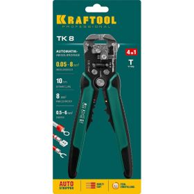 Стриппер KRAFTOOL TK-8 автоматический, многофункциональный, 0.05 - 8 мм2, 22637 (артикул 16086595) – фото 5