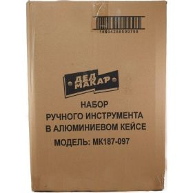 Набор инструментов в кейсе Дед Макар 187 предметов МК187-097 00-00000188 (артикул 16542477) – фото 2