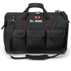 Сумка для инструмента с пластиковым дном с ремнем Dr. IRON 510х260х390 мм DR1029 (артикул 17585060) – фото 1