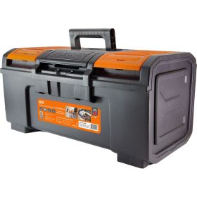 Ящик для инструментов TDM ПРОФИ-24, 59x27x26 см, усиленный замок-автомат, лоток, органайзеры, «Рубин» SQ1032-0206 (артикул 20838285) – фото 1