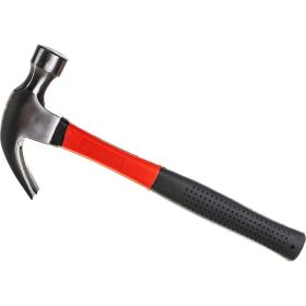 Молоток-гвоздодер, фибергласовая рукоятка Biber Профи 600г 6/24 тов-080754 (артикул 16700806) – фото 1