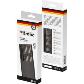Набор отверток для точных работ Kranz RA-03, 25 предметов KR-12-4753 (артикул 16915573) – фото 3