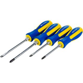 Набор ударных отверток 4шт. МастерАлмаз SL6x100 SL5x75 PH2x100 PH1x75 10504019 (артикул 16128325) – фото 7