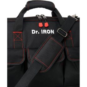 Сумка для инструмента с пластиковым дном с ремнем Dr. IRON 510х260х390 мм DR1029 (артикул 17585060) – фото 6