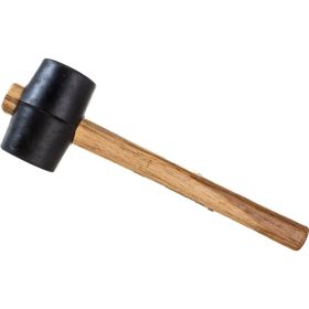Киянка ULTIMA деревянная рукоятка, 230 г, черная резина, 121040 (артикул 18695394) – фото 1