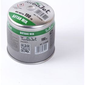 Прокалываемый баллон со смесью газа Turbojet Бутан TJ190PB (артикул 15888025) – фото 1