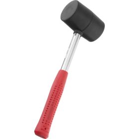 Резиновая киянка INTERTOOL 450г. 60 мм, черная резина, металлическая ручка HT-0231 (артикул 20216668) – фото 5
