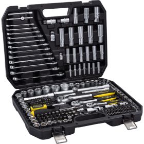 Набор инструмента ЭВРИКА 1*2""&1*4""&3*8"", DR, 6-гранный, 216 предмет ER-80216 (артикул 16257644) – фото 9