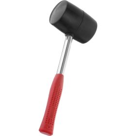 Резиновая киянка INTERTOOL 900г. 80 мм, черная резина, металлическая ручка HT-0233 (артикул 20216542) – фото 5