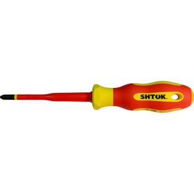 Диэлектрическая отвертка Ph2х100 мм SHTOK 09320 (артикул 15695519) – фото 3