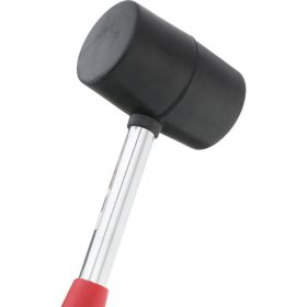 Резиновая киянка INTERTOOL 450г. 60 мм, черная резина, металлическая ручка HT-0231 (артикул 20216668) – фото 4