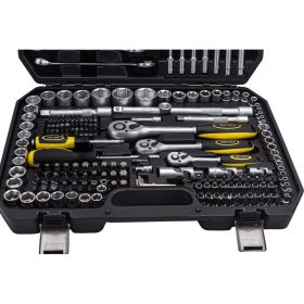 Набор инструмента ЭВРИКА 1*2""&1*4""&3*8"", DR, 6-гранный, 216 предмет ER-80216 (артикул 16257644) – фото 10