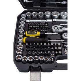 Набор инструмента ЭВРИКА 1*2""&1*4""&3*8"", DR, 6-гранный, 216 предмет ER-80216 (артикул 16257644) – фото 6